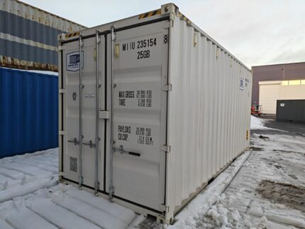 Nuevo contenedor/20′ (6 metros)/20'HC Alto/Contenedor de almacenamiento 20HC MIIU2351548 – TALLIN gris claro